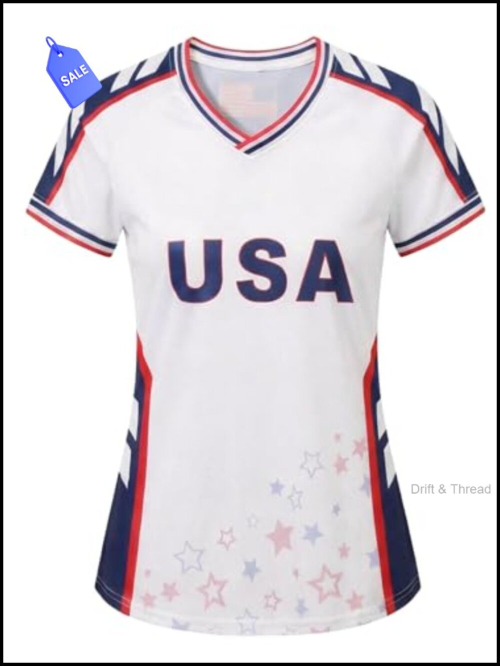 Women's Slim Fit Soccer Jersey Athletic Activewear Tee
